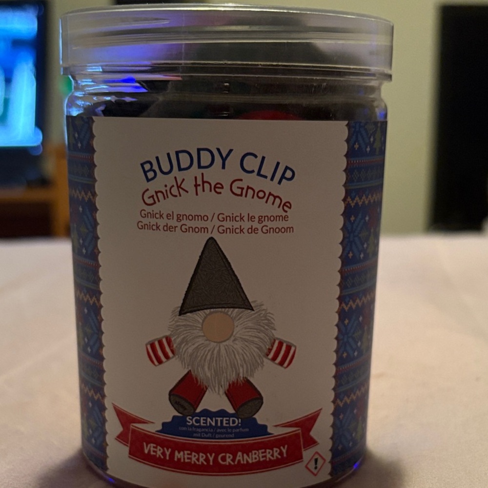 Gnick the Gnome Scented Clip - Very Merry Cranberry